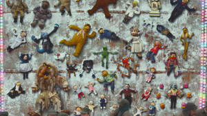 Muppets Most Wanted Stuck On Wall Wallpaper