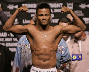 Muscular Body Of Felix Trinidad Wallpaper