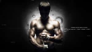 Muscular_ Man_ Preparing_for_ Workout Wallpaper