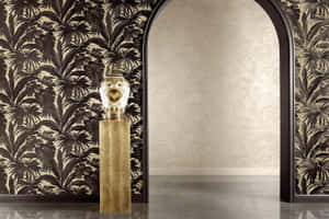 Museum Arch Entrance Wallpaper