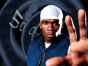 Music Mogul 50 Cent Poses Gracefully Wallpaper