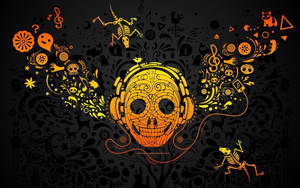 Musical Day Of The Dead Theme Wallpaper