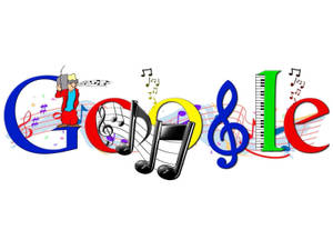 Musical Google Logo Wallpaper