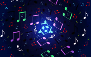 Musical Notes Come Alive Wallpaper