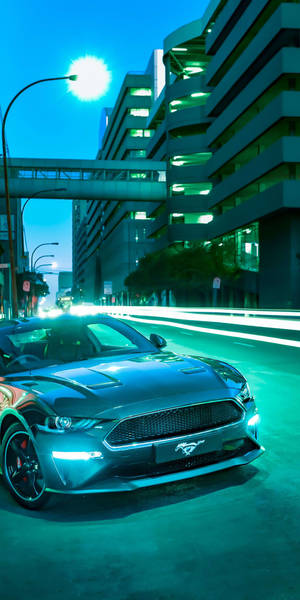 Mustang Urban Night Wallpaper