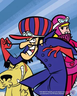 Muttley, Dastardly And Penelope Wallpaper