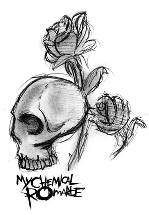 My Chemical Romance Band Members In Dynamic Pose Wallpaper