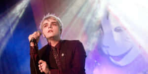 My Chemical Romance Performing Live On Stage Wallpaper