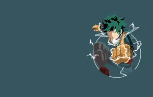 My Hero Academia Deku Minimalist Wallpaper