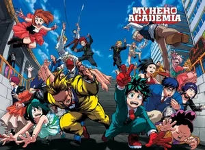 My Hero Academia Logo Season 5 Wallpaper