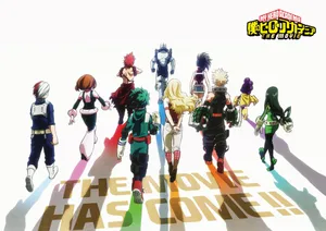 My Hero Academia Logo The Movie Wallpaper