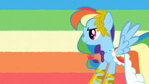 My Little Pony Cute Rainbow Desktop Wallpaper