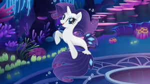 My Little Pony Rarity With Mermaid Tail Wallpaper