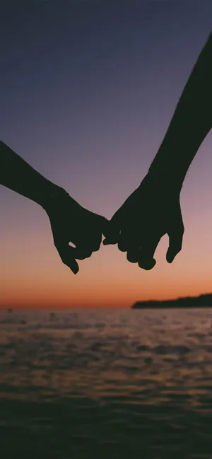 My Love Holding Hands Wallpaper