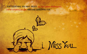 My Love I Miss You Crying Wallpaper