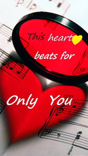 My Love Music Notes Wallpaper