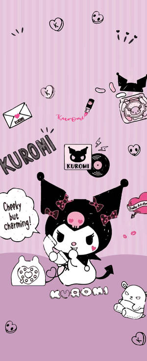 My Melody Kuromi Phone Background Image Wallpaper