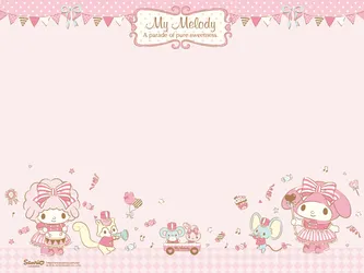 My Melody Laptop 1024 X 768 Wallpaper