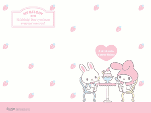 My Melody Laptop – Ready To Make Your Workday A Little Sweeter Wallpaper