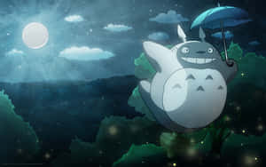 My Neighbor Totoro In A Mesmerizing Scene From The Popular Studio Ghibli Movie Wallpaper