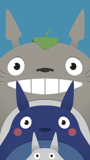 My Neighbor Totoro Riding A Catbus Wallpaper