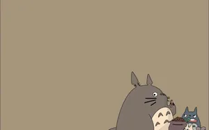 My Neighbor Totoro Under A Picturesque Night Sky Wallpaper