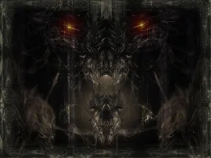 Mysterious Dark Gothic Castle Wallpaper