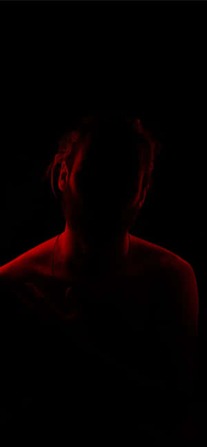 Mysterious_ Red_ Lighting_ Portrait Wallpaper