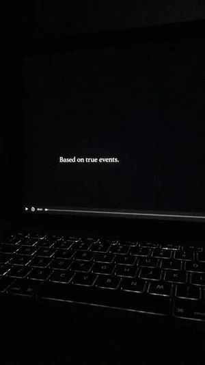 Mysterious Screen Keyboard Aesthetic Wallpaper