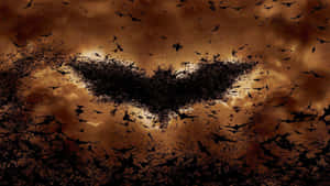 “mystical Bat Glides Through The Sky” Wallpaper