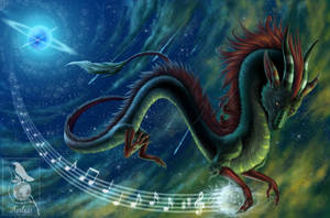 Mystical_ Dragon_ Melody Wallpaper