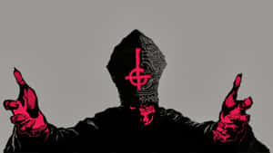 Mystical Performance By Ghost Band Wallpaper