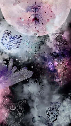 Mystical_ Witchcraft_ Collage_ Art Wallpaper