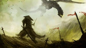 Mythical Samurai Art Wallpaper