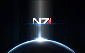 N7 Mass Effect Logo In 4k Wallpaper