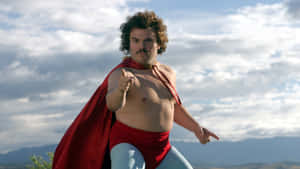 Nacho Libre Heroic Pose Wallpaper