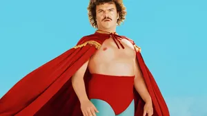Nacho Libre Heroic Pose Wallpaper