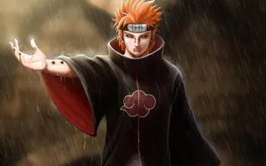 Nagato Naruto Pain In The Rain Wallpaper