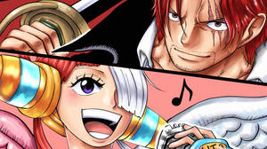 Nami And Shanks One Piece Desktop Wallpaper