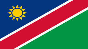 Namibia Classic Flag Wallpaper