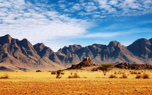 Namibia Desert Mountains Wallpaper
