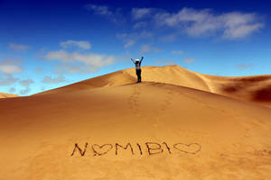 Namibia Dune Tourist Spot Wallpaper