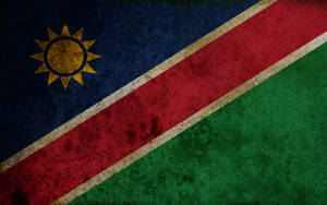 Namibia Flag Digital Art Wallpaper