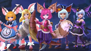 Nana Mobile Legends Clockwork Maid Halloween Wallpaper