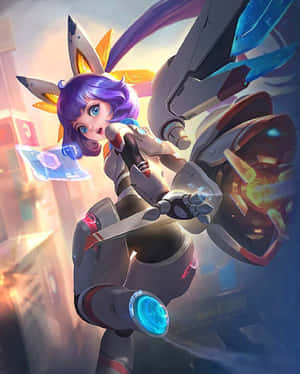 Nana Mobile Legends Robotic Wings Wallpaper