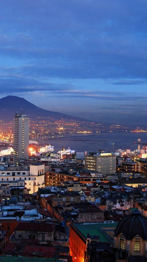 Naples Aerial City View Wallpaper