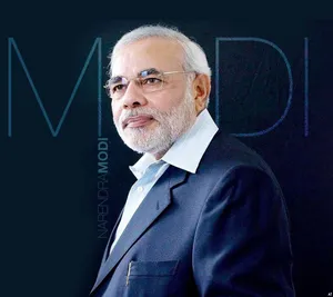 Narendra Modi Minimalist Graphics Art Wallpaper