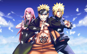 Naruto 3d Family Chidori Sign Wallpaper