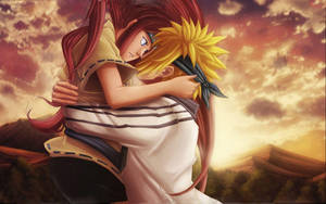 Naruto 3d Minato And Kushina Wallpaper