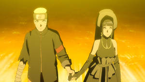 Naruto And Hinata Holding Hands Wallpaper